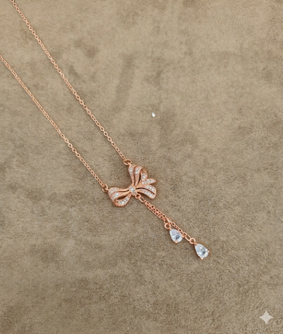 Eternal Bow Necklace