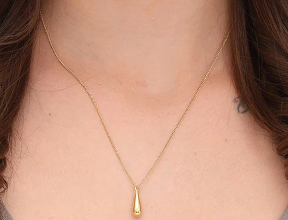 Gold Drop Necklace