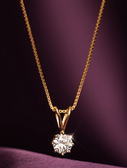 Royal Solitaire Necklace