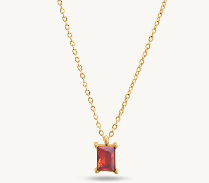 Red Garnet Necklace