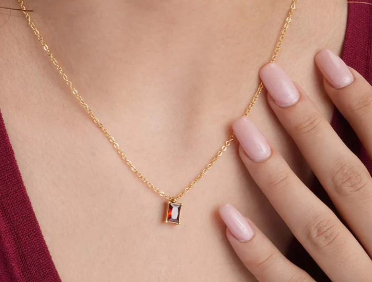 Red Garnet Necklace