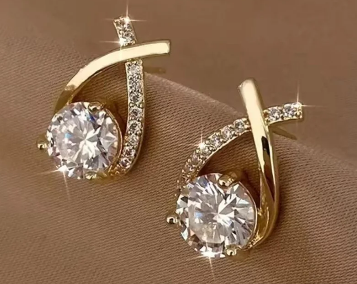 Cross Bling Earrings