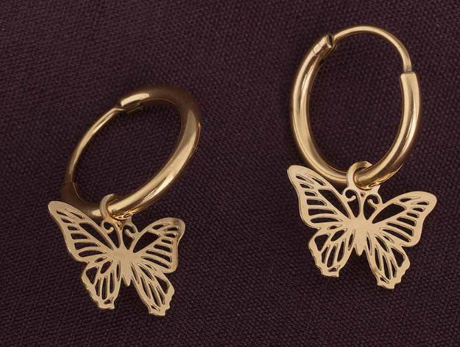 Crystal Hoop Earrings