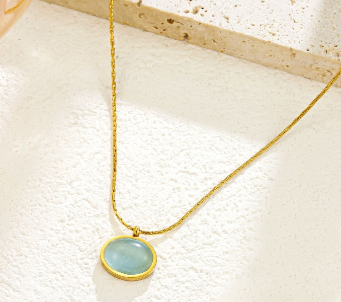 Blue Delicate Love Necklace