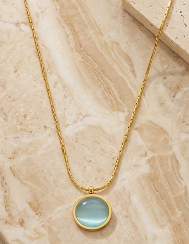 Blue Delicate Love Necklace