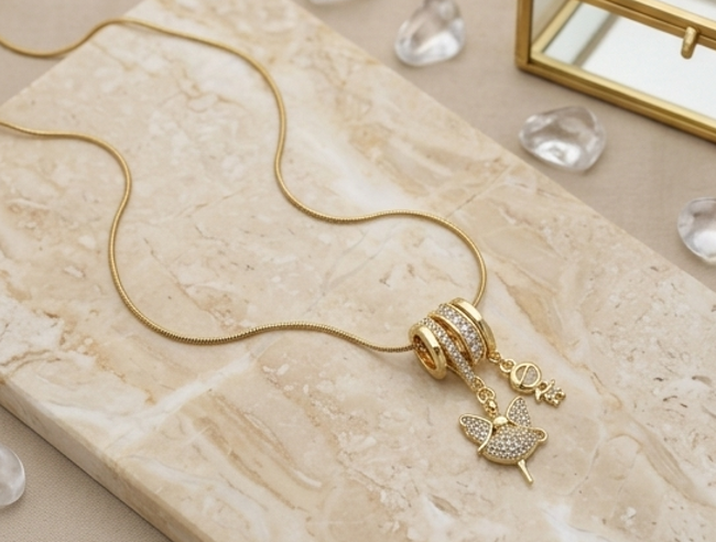 Kitten Foxy Charms Necklace
