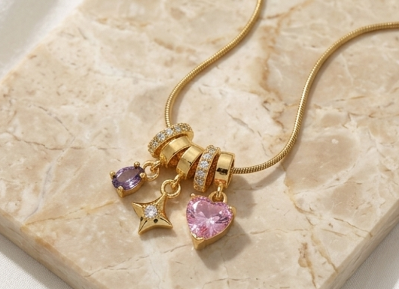 Sparkling Charms Necklace