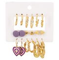 Set of 9 Earrings