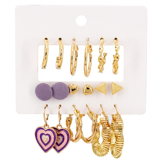 Set of 9 Earrings