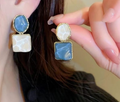 Marble Earrings