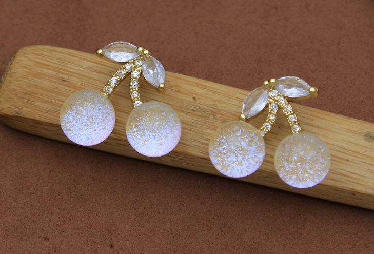 Cherry Dove Earrings