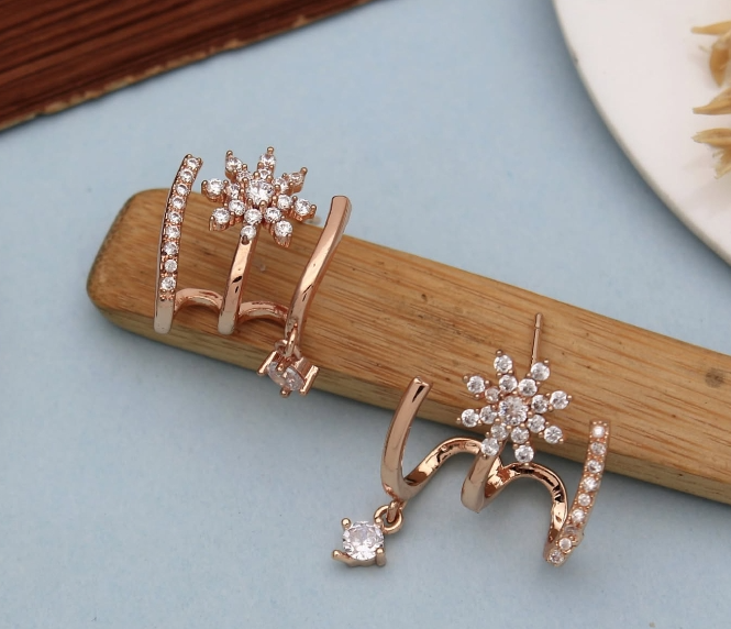Embrace Rose Earrings