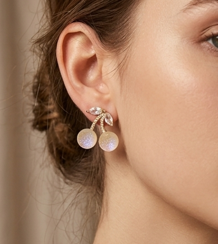 Cherry Dove Earrings