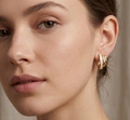 Gold Hoops Earrings