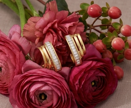 Gold Hoops Earrings