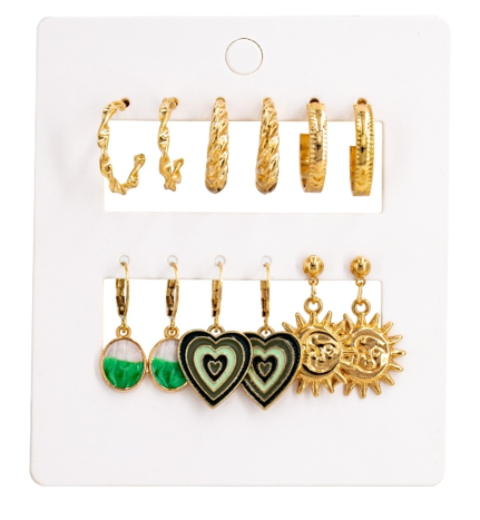 Green Diva Celebrity Earrings