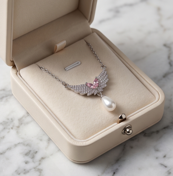 Silver Swan Necklace