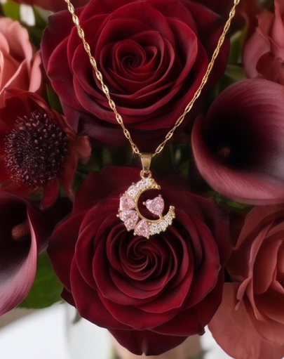 Love Moon Necklace