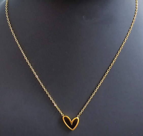Heart Golden Necklace