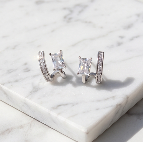 Silver Shine Earrings