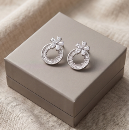 Silver Dainty Earrings