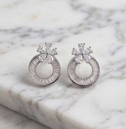 Silver Dainty Earrings
