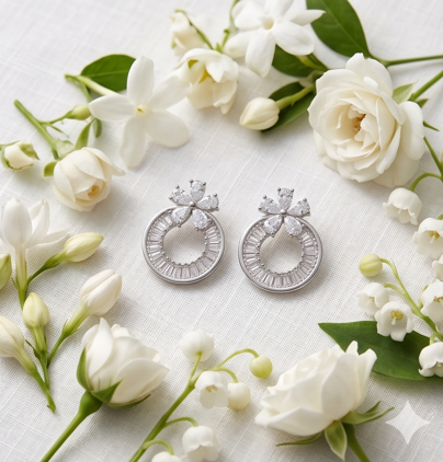 Silver Dainty Earrings