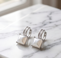 Silver Love Earrings