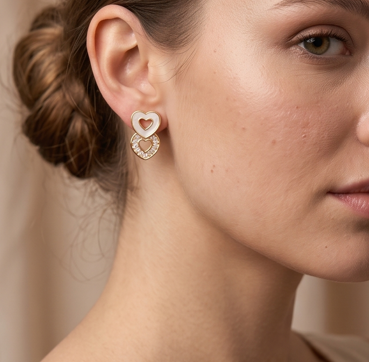 Heart Loop Earrings