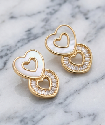 Heart Loop Earrings