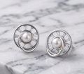 Silver Tangle Earrings