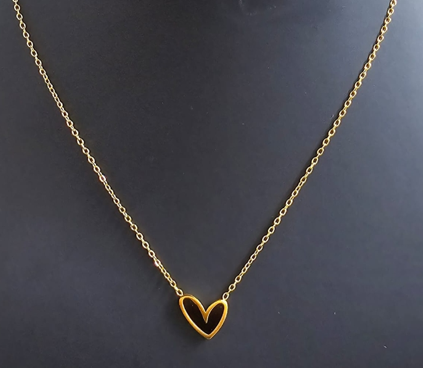 Heart and Love Necklace