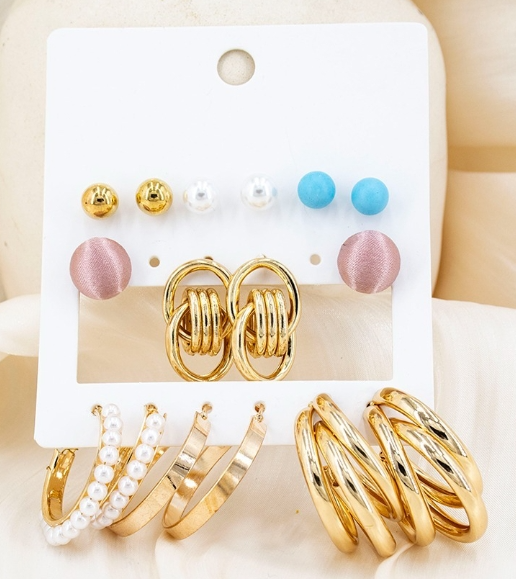 Set of Earrings Pearl