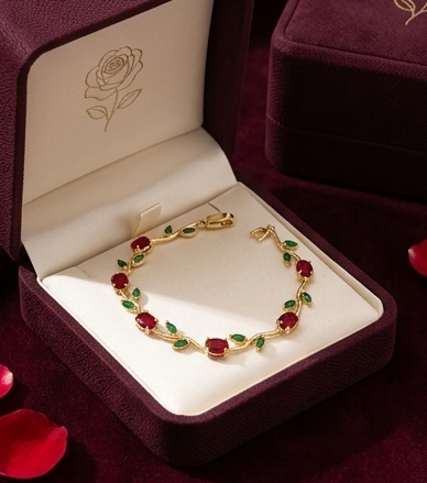 Heart of Ocean Red Bracelet