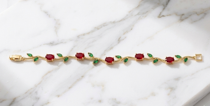 Heart of Ocean Red Bracelet