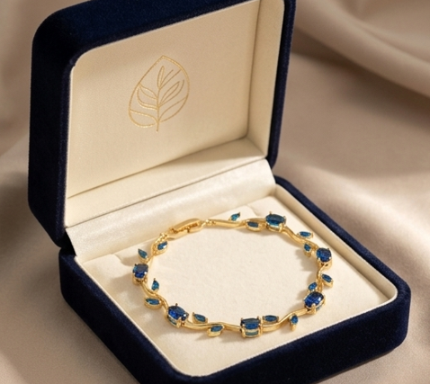 Heart of Ocean Blue Bracelet