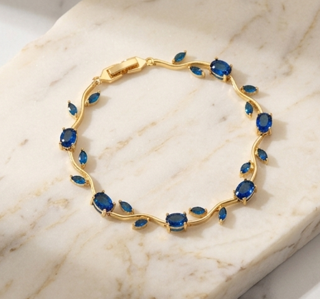 Heart of Ocean Blue Bracelet