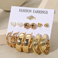 Celebrity Inspired Golden Earrings