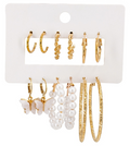 Celebrity Inspired White Earrings