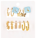 Blue Celebrity Inspired Earrings