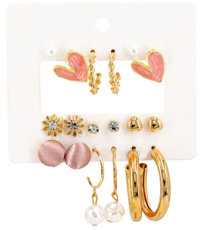 Peach Celebrity Inspired Earrings
