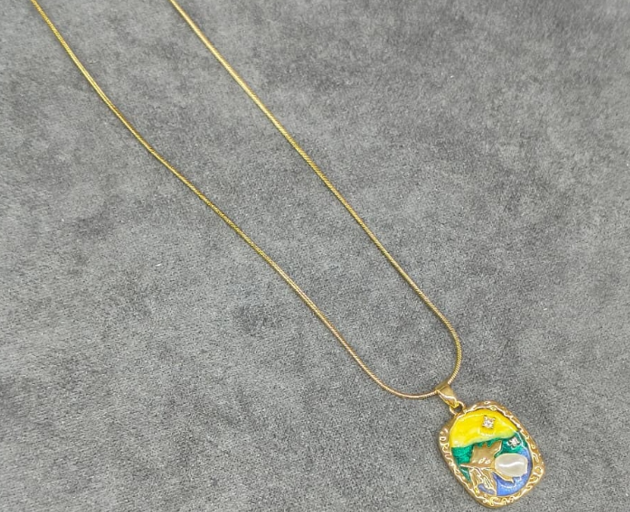 Ocean Yellow Necklace