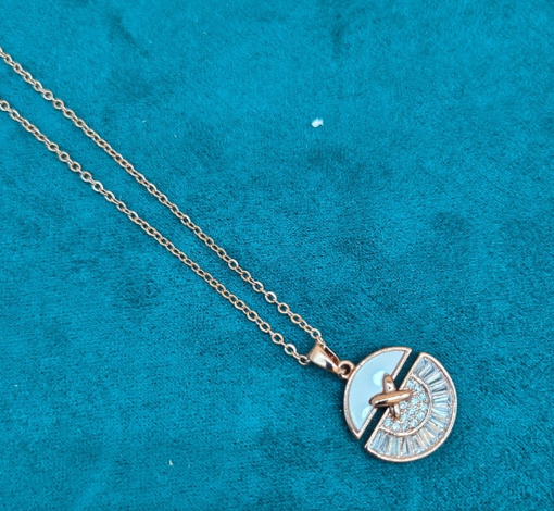 Diamond Silver Necklace