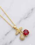 Cherry Diamond Necklace