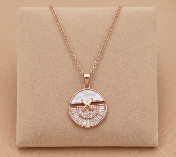 Diamond Silver Necklace