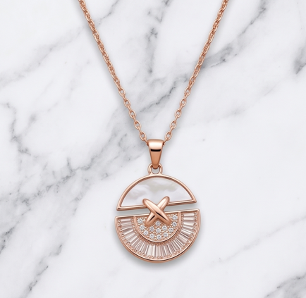 Diamond Silver Necklace