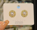 Pearl Stud Earrings