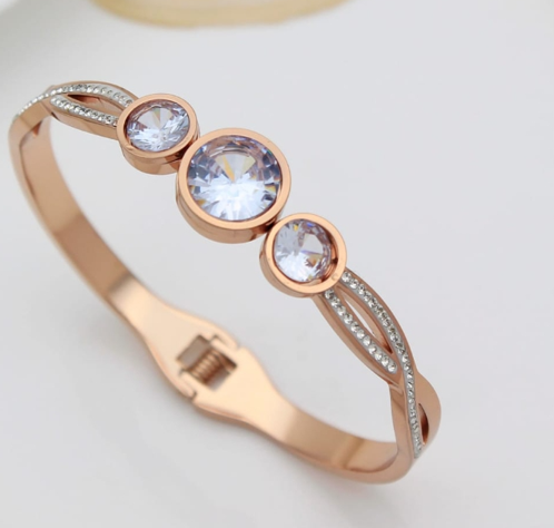 Rose Gold Stones Bracelet