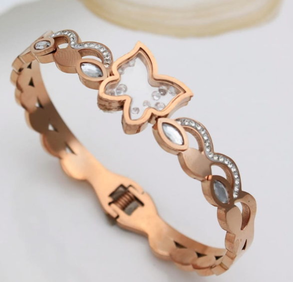 Rose Gold Butterfly Bracelet
