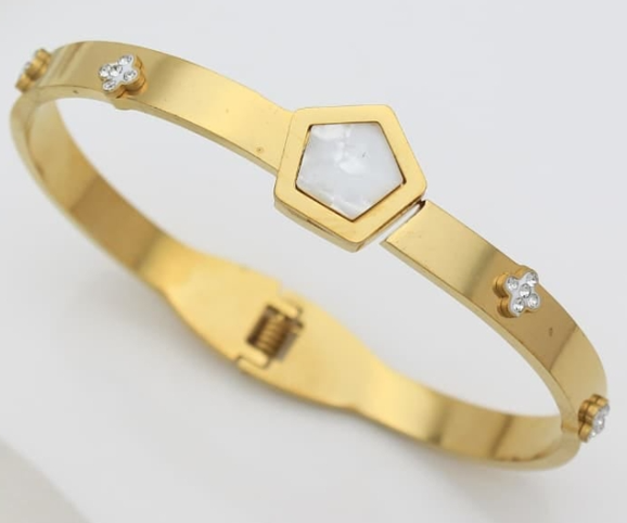 White Marble Bracelet